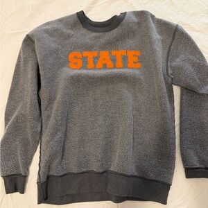 Gray Oklahoma State Women's Oversized Small Sweater
